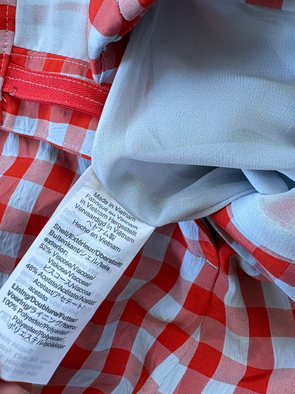 J.Crew Wide-leg pant in drapey gingham 4 - Picture 8 of 12